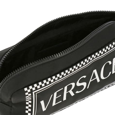 all black versace belt bag|versace belt outlet.